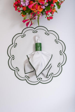 Straight Trim Cotton Napkin