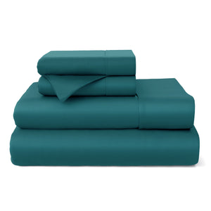 100% Bamboo Viscose Bed Sheet Set - Hypoallergenic & Cooling