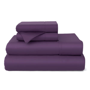 100% Bamboo Viscose Bed Sheet Set - Hypoallergenic & Cooling