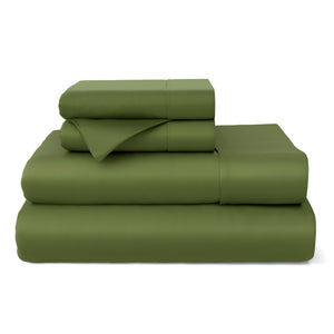 100% Bamboo Viscose Bed Sheet Set - Hypoallergenic & Cooling