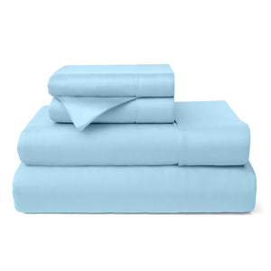 100% Bamboo Viscose Bed Sheet Set - Hypoallergenic & Cooling
