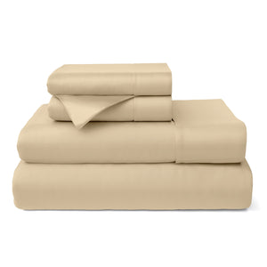 Cosy House Collection 100% Bamboo Bed Sheets in Tan