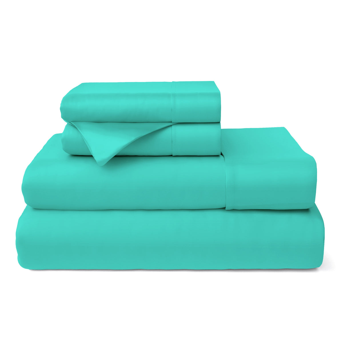 Cosy House Collection 100% Bamboo Bed Sheets in Turquoise