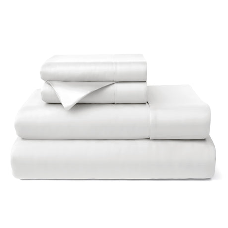 100% Bamboo Viscose Bed Sheet Set - Hypoallergenic & Cooling