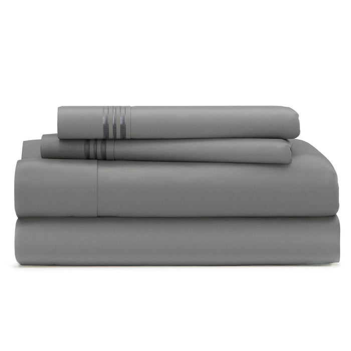Cosy House Collection Everyday Bed Sheets in Grey