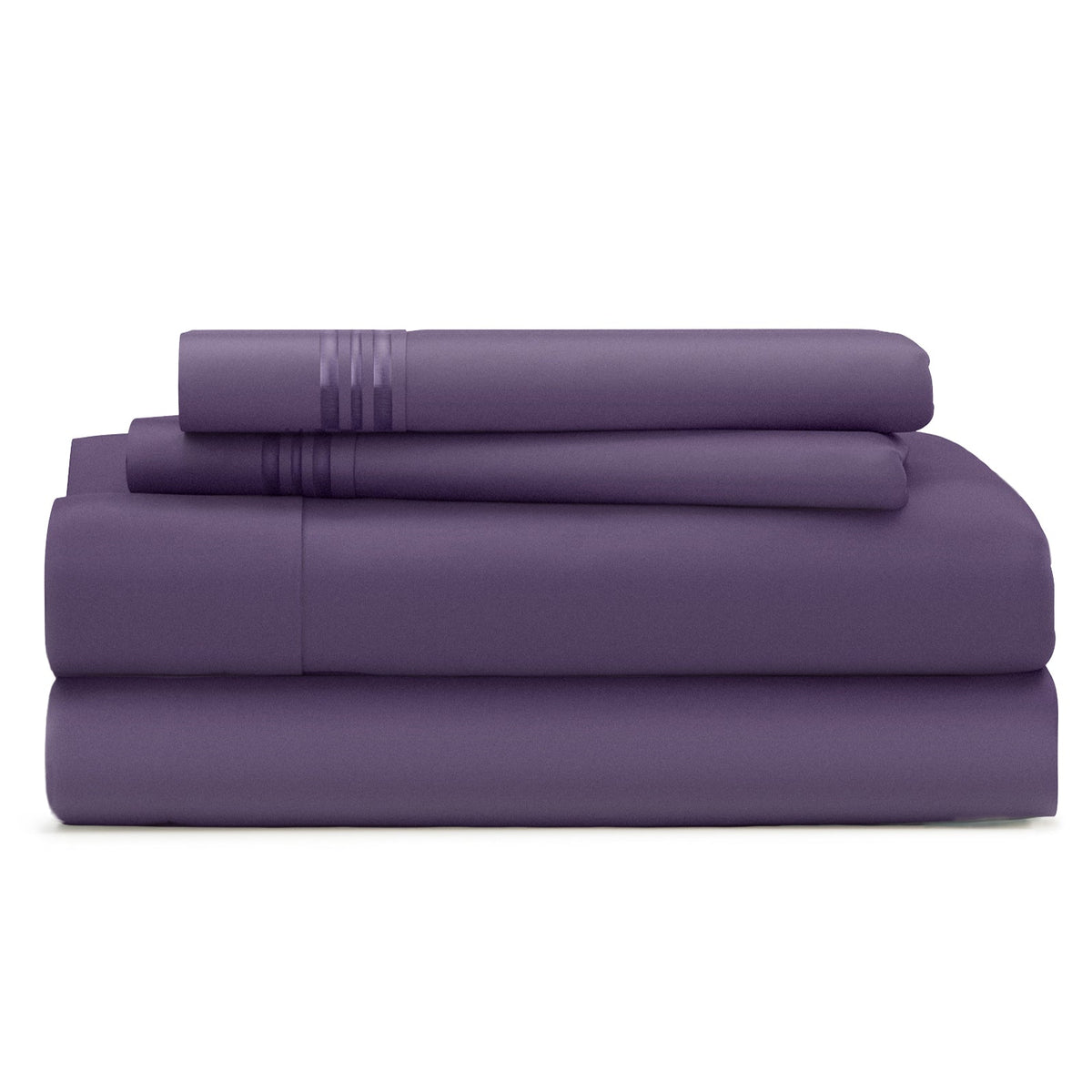 Cosy House Collection Everyday Bed Sheets in Purple