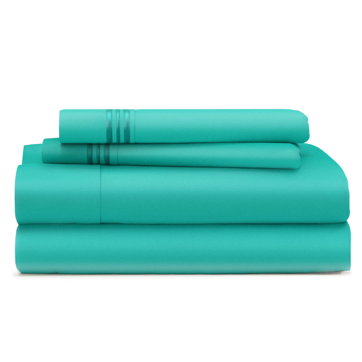 Cosy House Collection Everyday Bed Sheets in Turquoise