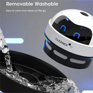 USB Mini Desk Vacuum Cleaner Handheld Table Sweeper for Office Crumbs Dust