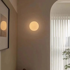 Glass Ball Wall Sconce LED Bedroom Bedside Living Room Bathroom Minimalist Light