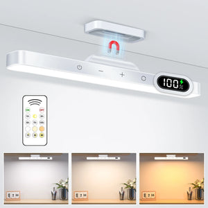 Rechargeable Dimmable Night Light – 3 Color LED Makeup & Under Cabinet Lamp