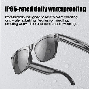 AI Smart Glasses Photochromic Camera Bluetooth Call Music Voice Assistant