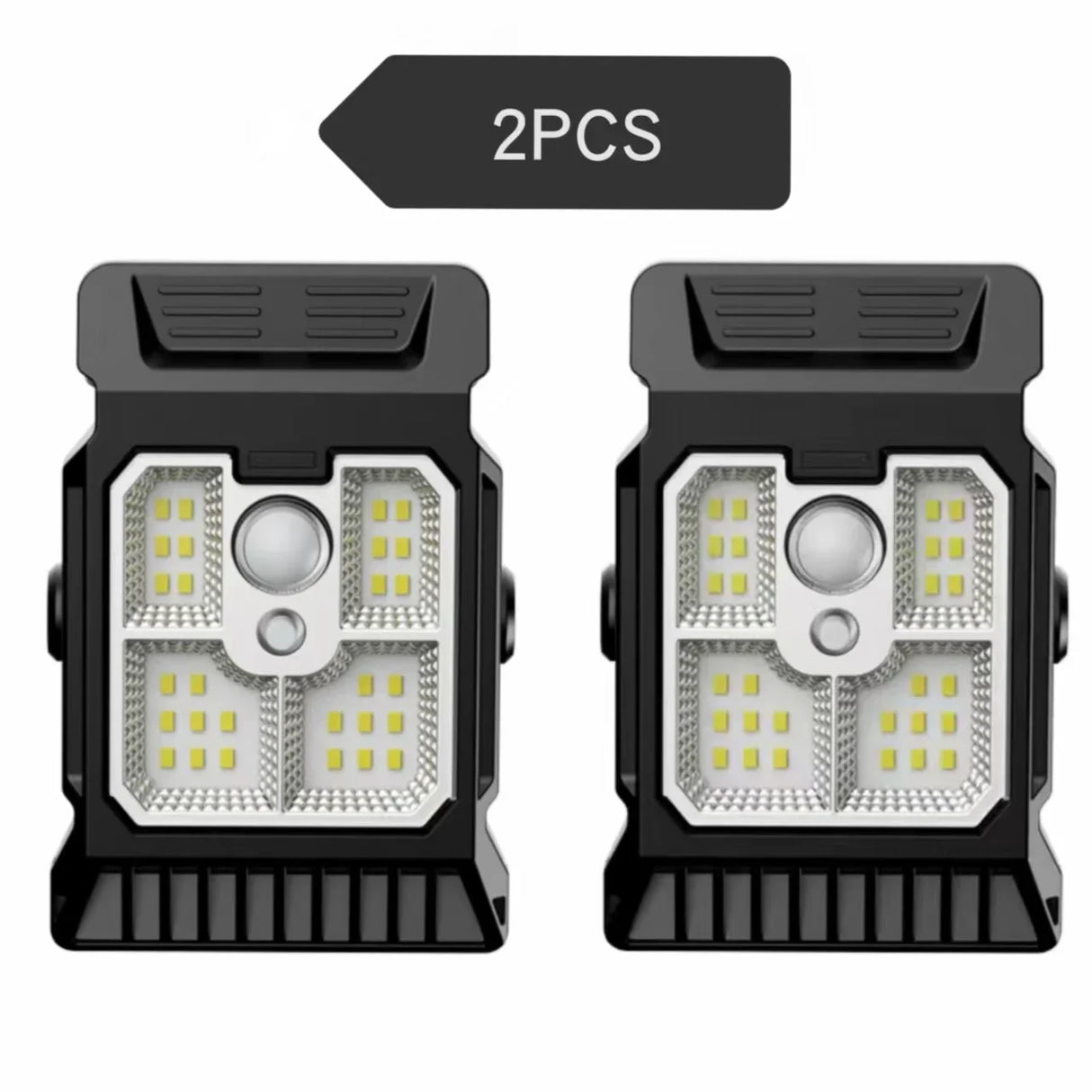 Solar Motion Sensor Garden Light Outdoor Courtyard Lawn Clip-On LED Lamp