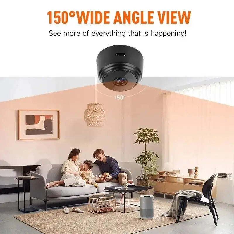 HD WiFi Security Camera Wireless Smart Home Surveillance Video Monitor