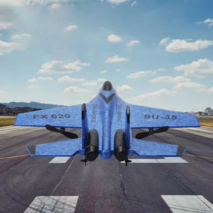 Kids RC Airplane 2.4GHz Fighter Jet Glider Remote Control Plane