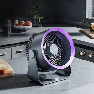 Portable Rechargeable Fan 4000mAh 3-Speed Type-C 5V