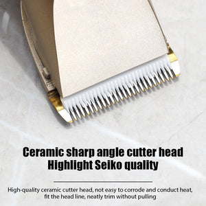 Electric Hair Trimmer for Men – Rechargeable Hair Clipper Professional Shaver