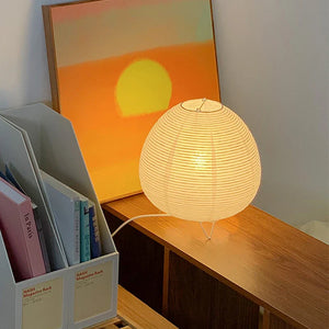 Nordic LED Table Lamp Wabi Sabi Bedside Desk Light for Bedroom Living Room