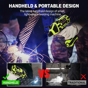 110V Handheld Portable Welding Machine IGBT Inverter ARC Welder 20-120Amp Gun