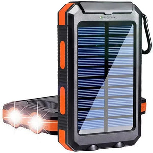 Gaiaray 30000mAh Solar Power Bank Dual USB Waterproof LED Outdoor Travel Charger