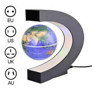 Magnetic Levitation Globe LED Floating World Map Lamp Antigravity Home Decor Gift
