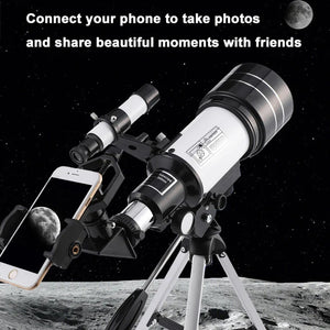 Professional Astronomical Telescope 150X Zoom F30070 HD Moon Viewing Beginner Stargazing