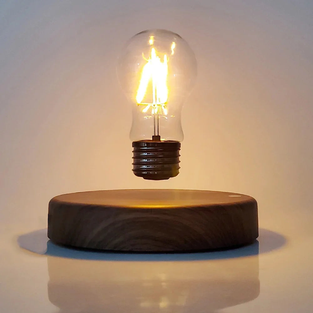Magnetic Levitation Floating LED Bulb Lamp Desk Night Light Home Decor Gift