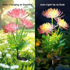 Outdoor Solar Garden Lights Flower Yard Lawn Courtyard Decoration Waterproof LED