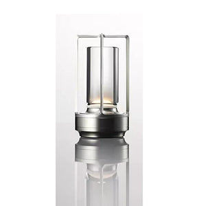 LED Crystal Table Lamp Touch Dimmable Rechargeable Bedside Night Light Decor