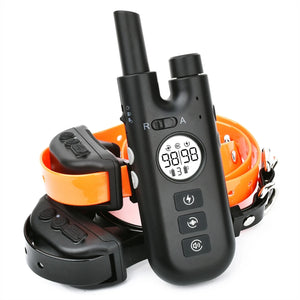 Dog Training Collar 800M Remote Waterproof Rechargeable No Bark Control Collar 2in1