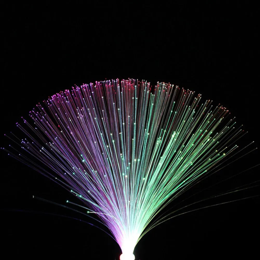 LED Fiber Optic Star Lamp Multicolor Night Light Wedding Centerpiece Decor