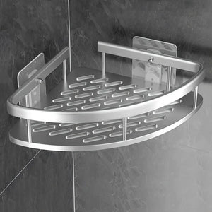Stainless Steel Tension Shower Caddy Corner Shelf Bathroom Organizer Storage