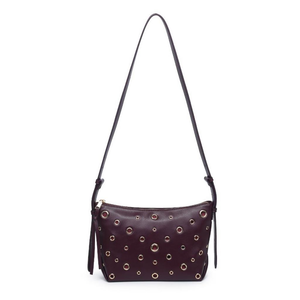 Urban Expressions Taran Grommeted Faux Leather Crossbody Bag