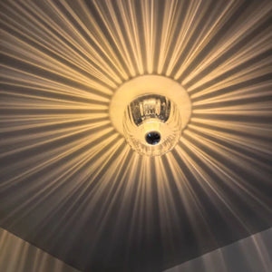 Nordic Bauhaus Glass Ceiling Light Retro LED Wall Lamp for Living Room Hallway