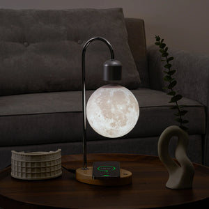 Floating Moon Lamp Magnetic Levitating LED Night Light Zero Gravity Desk Decor