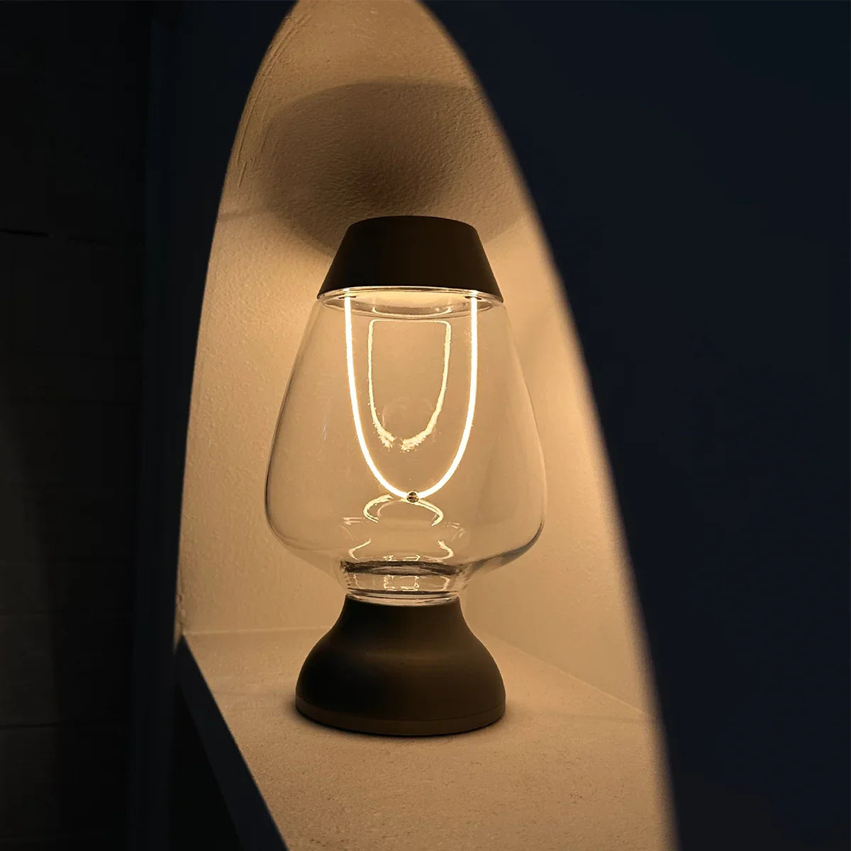 Rechargeable Dimmable LED Filament Table Lamp – Nordic Cordless Bedside Light