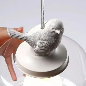 Bird Glass Pendant Light E27 Hanging LED Lamp Dining Kitchen Bedroom Decor