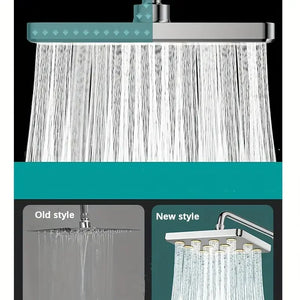 10" Large Overhead Shower Head Pressurized Anti-Block Universal Bathroom Hotel