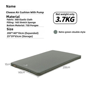 MOUNTAINHIKER Self-Inflating Camping Mattress 10cm Thick Foldable Air Sleeping Pad