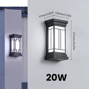 LED Outdoor Wall Light – IP66 Waterproof Motion Sensor Lamp for Porch & Garden
