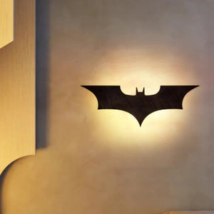 Modern Wooden Wall Lamp Remote 16-Color LED Decorative Night Light 2M Cable