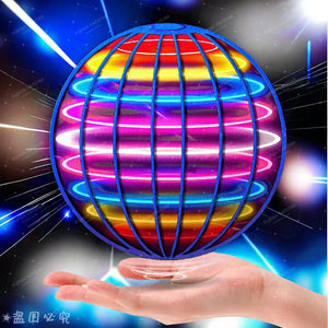 Flying LED Ball Toy for Kids – Hand Controlled 360° Rotating Cosmic Globe