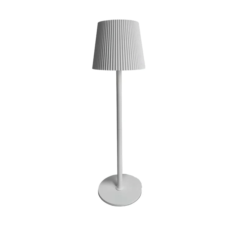 Modern Stripe LED Table Lamp USB Wireless Charging Touch Dimmable Bedside Light