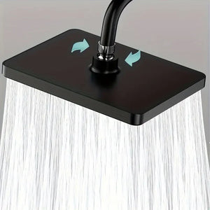 10" Large Overhead Shower Head Pressurized Anti-Block Universal Bathroom Hotel