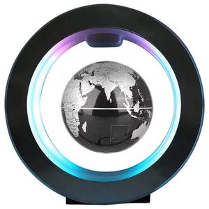 Floating Levitating Globe Lamp LED Magnetic Rotating World Map Bedside Desk Light