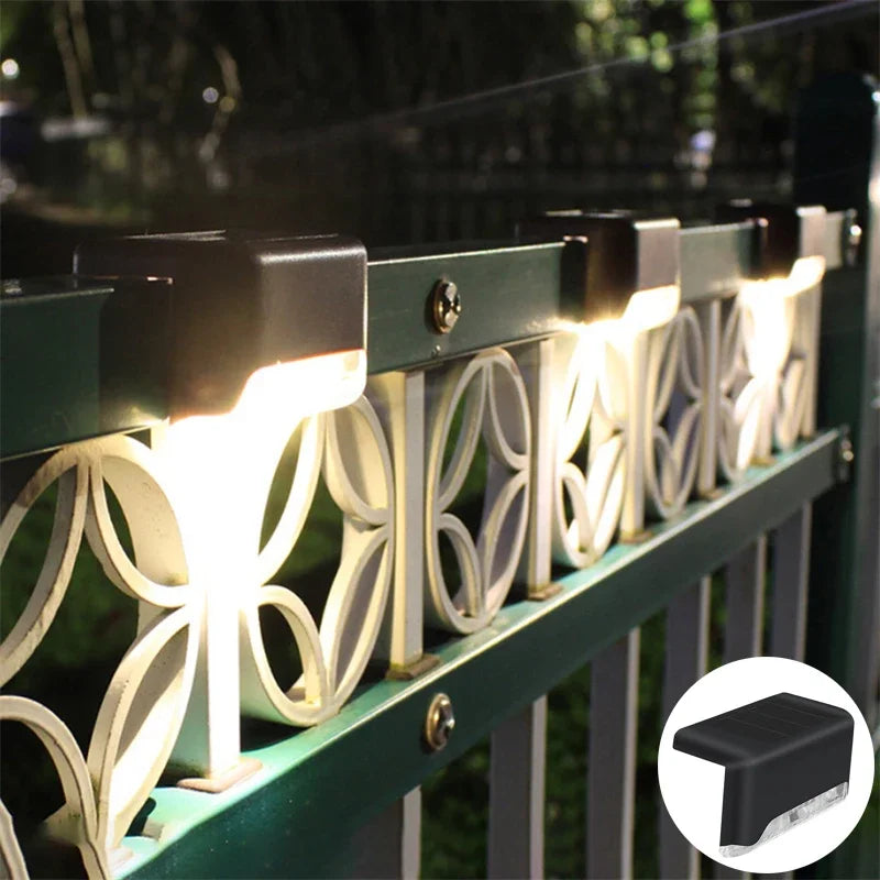 Outdoor Solar Deck Lights – Waterproof LED Fence & Step Lamps for Yard & Pathway