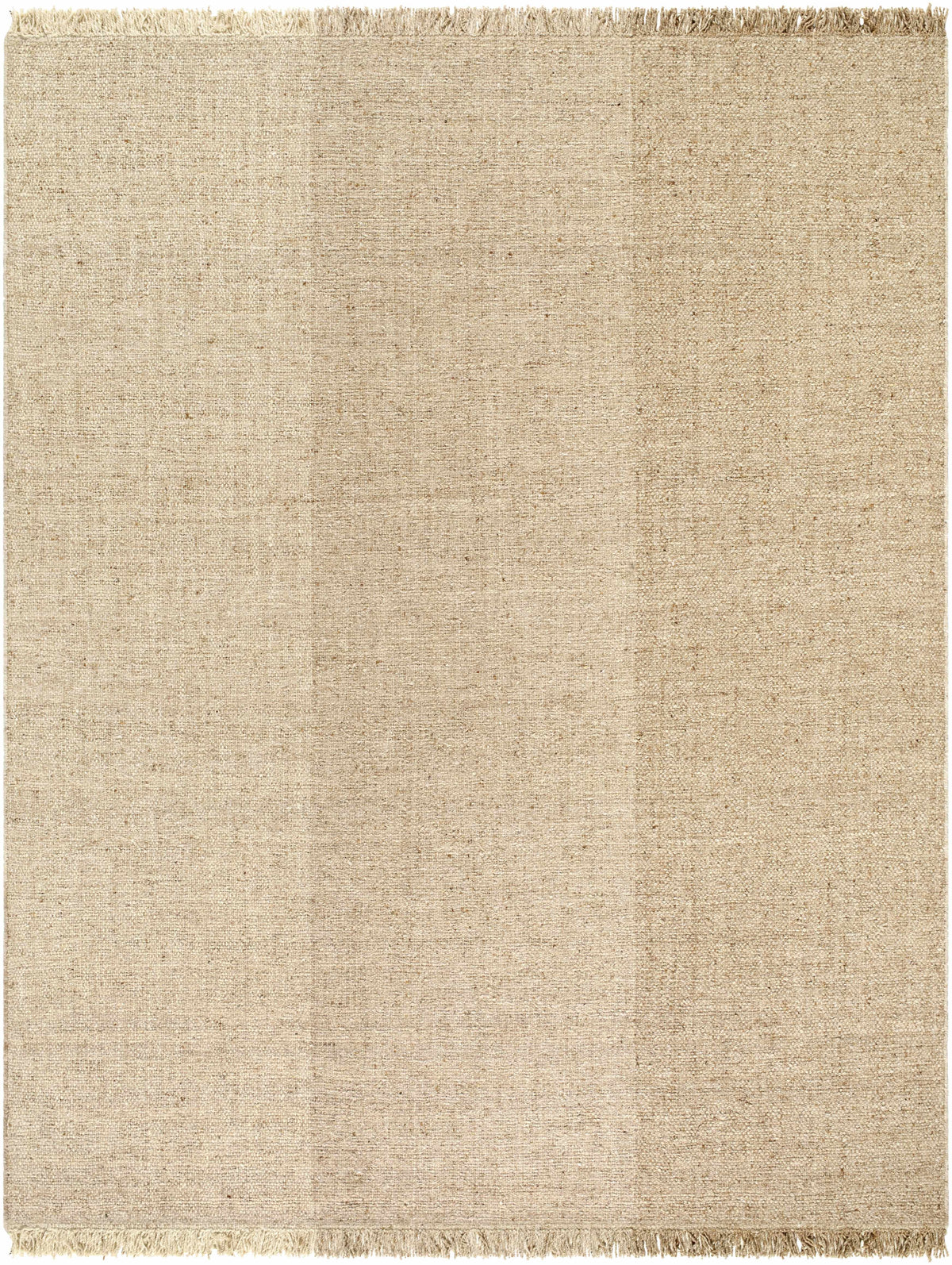 Penha Beige Monochrome Wool Area Rug - Clearance