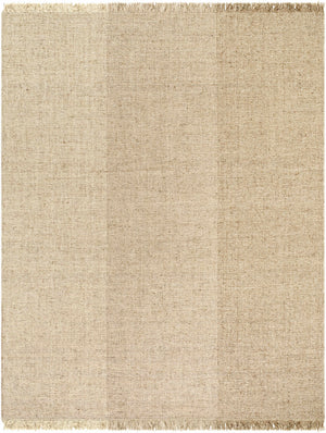Penha Beige Monochrome Wool Area Rug - Clearance