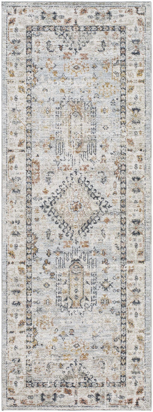 Kamau Cream & Blue Area Rug - Clearance