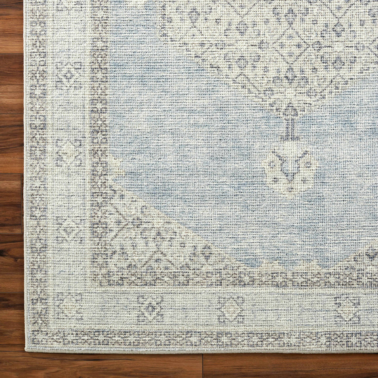 Lila Medallion Denim Area Rug