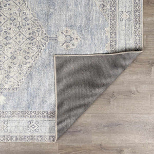 Lila Medallion Denim Area Rug